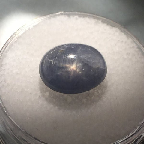 7 carat Grey Star Sapphire Cabochon - Colonial Gems