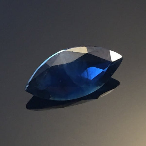 2.04 carat Deep Blue Marquis Sapphire - Colonial Gems