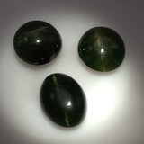 7 carat set of African Kornerupine Cats Eye Gems - Colonial Gems