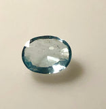 1.3 carat Mt. Antero  Oval Aquamarine Gemstone