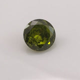 4.5 carat Brilliant Round Green Fire Zircon - Colonial Gems