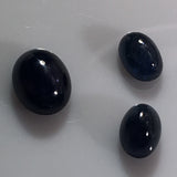 5.8 carat set of Thai Blue Sapphire Cabochons - Colonial Gems