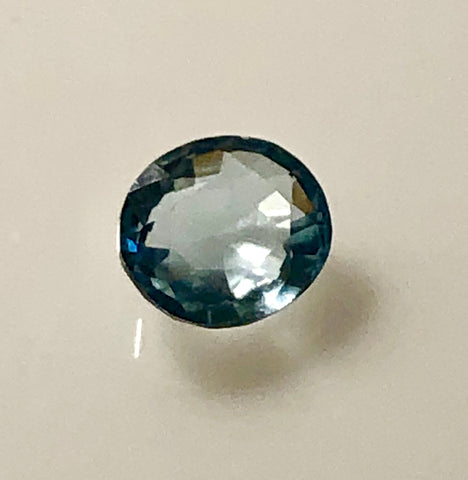 1 carat Mt. Antero  Oval Aquamarine Gemstone