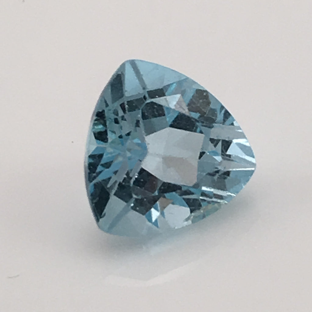 7.4 carat Blue Swiss Trillion Gemstones - Colonial Gems