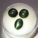 7 carat set of African Kornerupine Cats Eye Gems - Colonial Gems