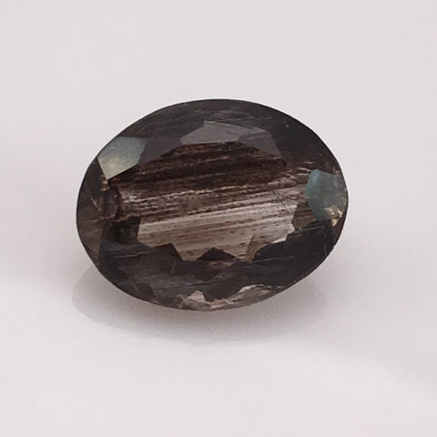 4.8 carat Smokey Grey Rutile Gemstone - Colonial Gems