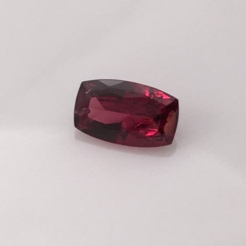 1.4 carat Cushion cut  Raspberry Rhodolite Gemstone - Colonial Gems