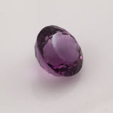 7.4 carat deep cut round Amethyst Gemstone - Colonial Gems