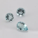 1.5 carat 3-piece Colorado Aquamarine Gemstone Set - Colonial Gems