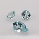 1.3 carat 3-piece Colorado Aquamarine Gemstone Set - Colonial Gems