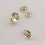 2.5 carat 4-piece Golden Beryl Gemstone Set - Colonial Gems