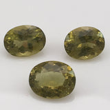 23 carat set of Norwegian Green Apatite Gems - Colonial Gems