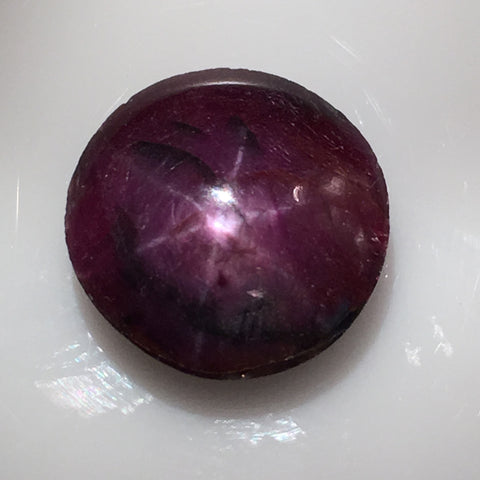 6.9 carat Indian Star Ruby Cabochon - Colonial Gems