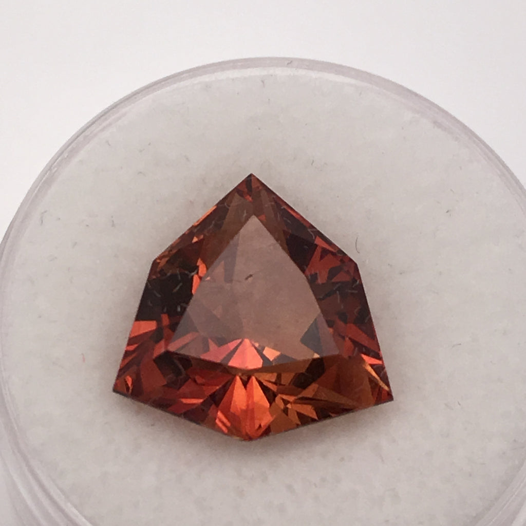 9.5 carat Custom Chocolate Zanzibar Topaz Gemstone - Colonial Gems