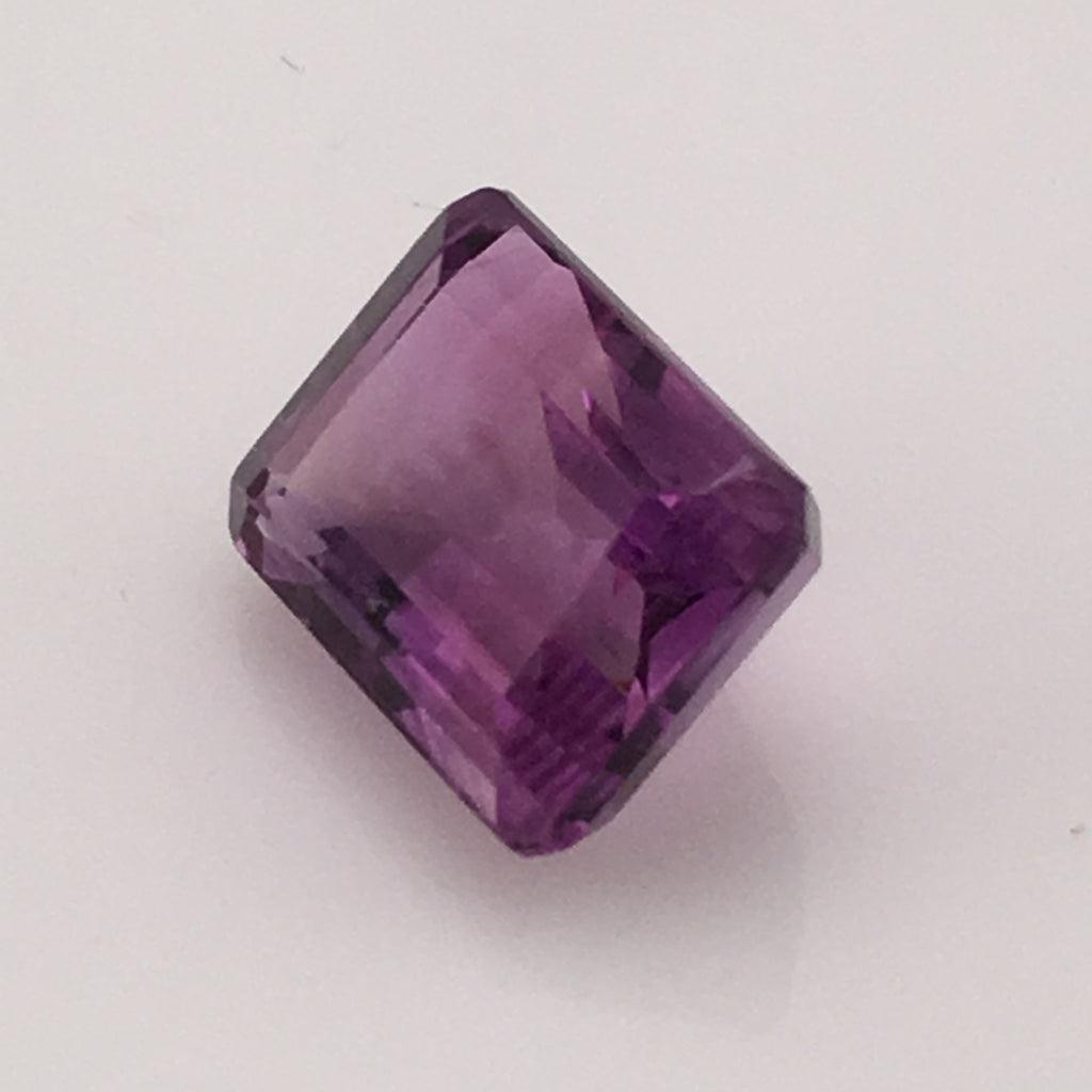 7.3 carat Emerald Cut Amethyst Gemstone - Colonial Gems
