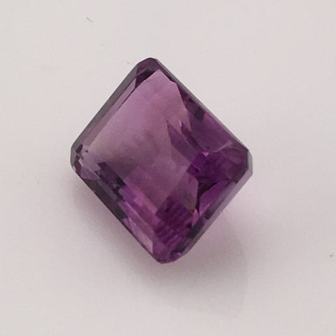 7.3 carat Emerald Cut Amethyst Gemstone - Colonial Gems