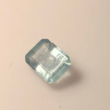 1.6 carat emerald cut Mt. Antero Aquamarine Gemstone