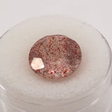7 carat Strawbery Rutile Gemstone - Colonial Gems