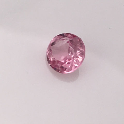 1.2 carat round Pink Spinel Gemstone - Colonial Gems