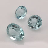 4 carat 3-peice Afghan Aquamarine Gemstone set - Colonial Gems