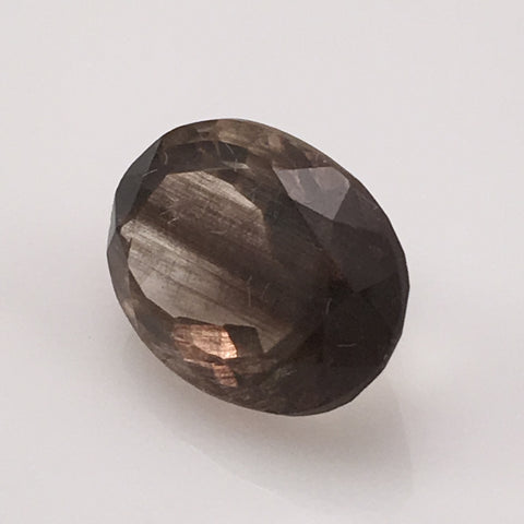 8.1 carat Smokey Grey Rutile Gemstone - Colonial Gems