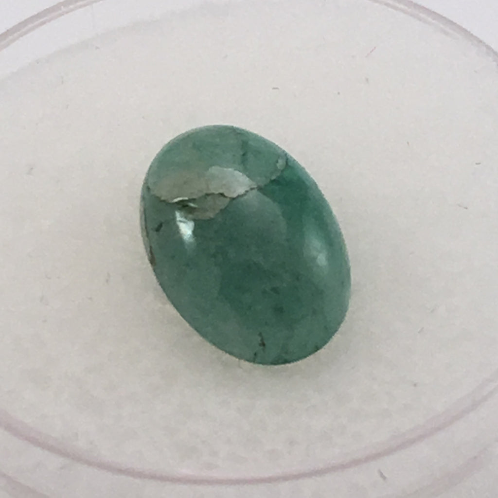 2.3 carat Brazilian Emerald Cabochon - Colonial Gems