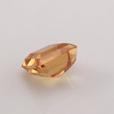 5.6 carat Emerald Cut South American Citrine Gemstone - Colonial Gems