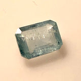 1.6 carat emerald cut Mt. Antero Aquamarine Gemstone
