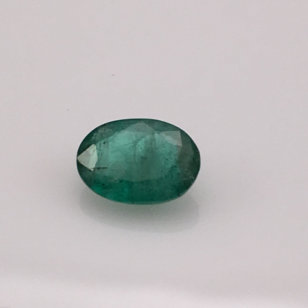 1.2 carat oval Zambian Emerald Gemstone - Colonial Gems
