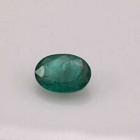 1.2 carat oval Zambian Emerald Gemstone - Colonial Gems