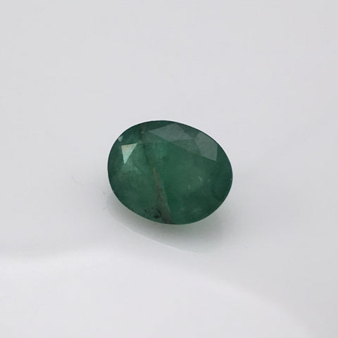 3.7 carat Oval Afhgan Emerald Gemstone - Colonial Gems