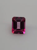 4.1 Carat Hot Pink Emerald Cut Topaz - Colonial Gems