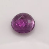 7.4 carat deep cut round Amethyst Gemstone - Colonial Gems