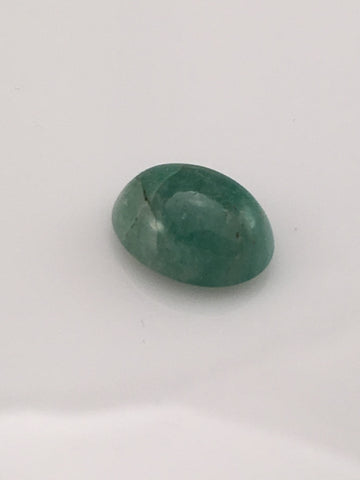 4.3 carat Brazilian Emerald Cabochon - Colonial Gems