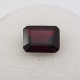 2.7 carat Emerald Cut Rhodolite Gemstone - Colonial Gems
