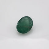 3.7 carat Oval Afhgan Emerald Gemstone - Colonial Gems