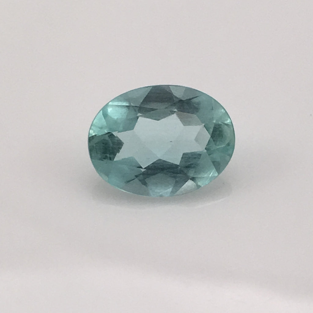 2.5 carat Oval Siberian Aquamarine Gemstone - Colonial Gems