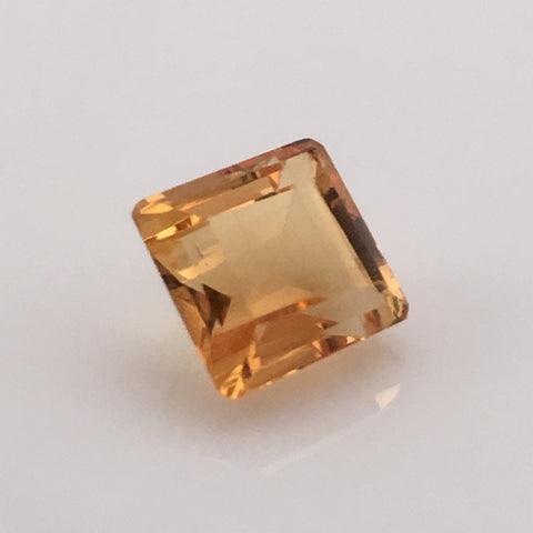 5.6 carat Emerald Cut South American Citrine Gemstone - Colonial Gems