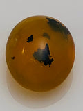 12.7 Carat Yellow Dendrite Opal Cabochon - Colonial Gems