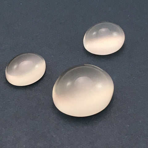 15 carat Set of White Moonstone Gems - Colonial Gems