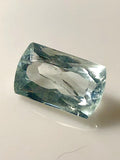 7 carat Mt. Antero Baguette Cut Aquamarine Gemstone