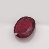 2 carat Red Oval Spinel Gemstone - Colonial Gems