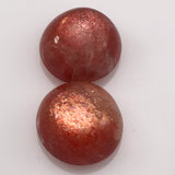 11 carat Set of Siberian Sunstone Cabochons - Colonial Gems