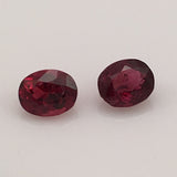 3 carat set of Cambodian Red Spinel Gemstones - Colonial Gems