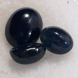5.8 carat set of Thai Blue Sapphire Cabochons - Colonial Gems