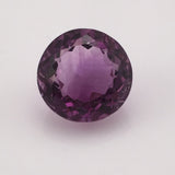 7.4 carat deep cut round Amethyst Gemstone - Colonial Gems