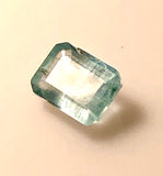 1.6 carat emerald cut Mt. Antero Aquamarine Gemstone