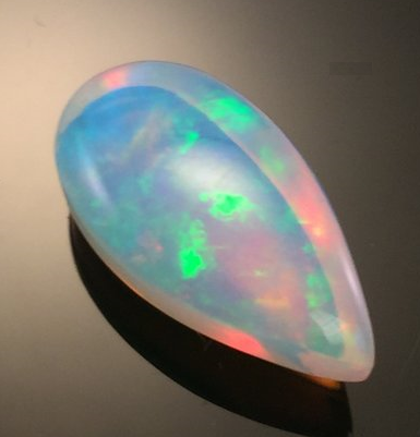 11 carat White Pearl Opal gemstone - Colonial Gems