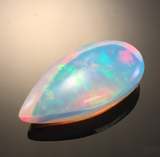 11 carat White Pearl Opal gemstone - Colonial Gems