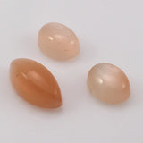 11 carat Set Orange Moonstones - Colonial Gems